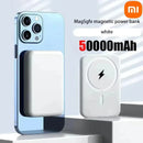 Xiaomi 500000mAh Magnetic Wireless Power Bank PD 20W Fast Charger Portable External Battery Pack For iPhone Samsung Huawei 2025