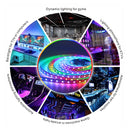 WS2815 DC12V LED 30 60 96 144 LEDs Strip Light RGB Individually Addressable LED Lights Dual Signal IP30 65 67 WS2812B WS2813LED