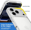 Crystal Clear Case For iPhone 17/17Promax/17 Pro/17 Air Shockproof Protective Phone Cover HD Transparent Hard PC Bumper Shell
