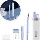 7-in-1 Portable Cleaning Kit for AirPods Pro/AirPods, Wireless Earbuds, Phone, Laptop with Brush - White Gadgets Care Tool Set