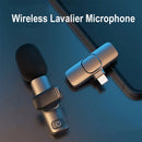 2 In 1 Wireless Lavalier Microphone Portable Audio Video Recording Mini Mic For Ios Android Live Broadcast Gaming Phone Mikrofo